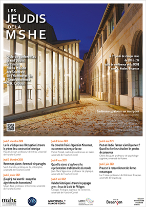 2020 21 Les Jeudis dela MSHE affiche